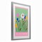 Stupell Industries Wild Flowers with Pink Border Framed Print Under Glass, design by Elizabeth Medley